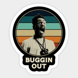 retro Buggin' Out (Do the Right Thing) Sticker